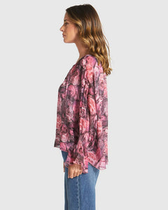Fate + Becker | Phenomenon Blouse | Peony