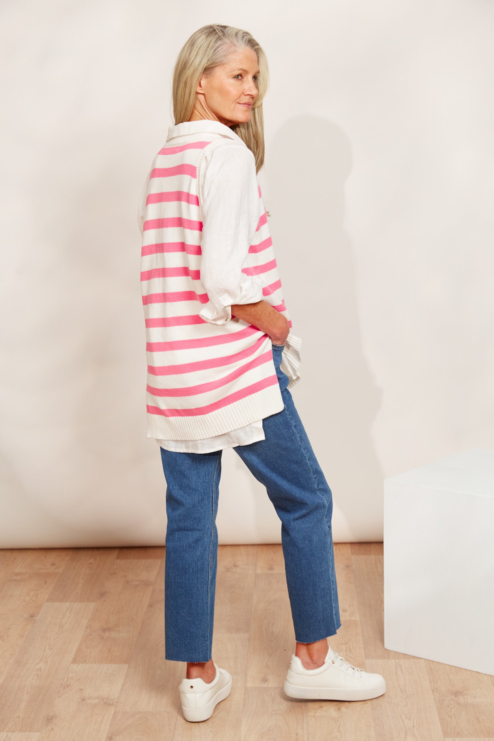 Eb & Ive La Sable Knit Vest Musk