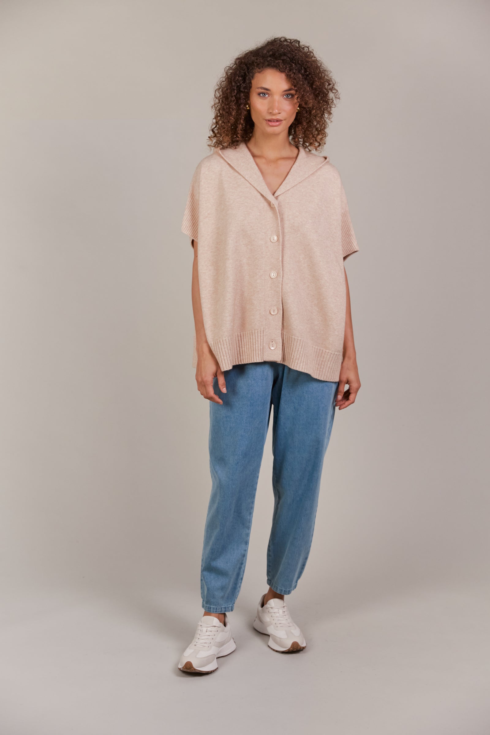 Estel Hood Knit Oat