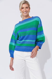 Yuma Jumper Blue/Oasis