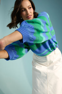 Yuma Jumper Blue/Oasis