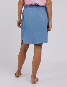 Emmy Chambray Skirt Blue