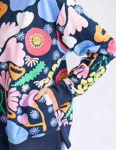 Elm | Flower Medley Crew | Multi Floral