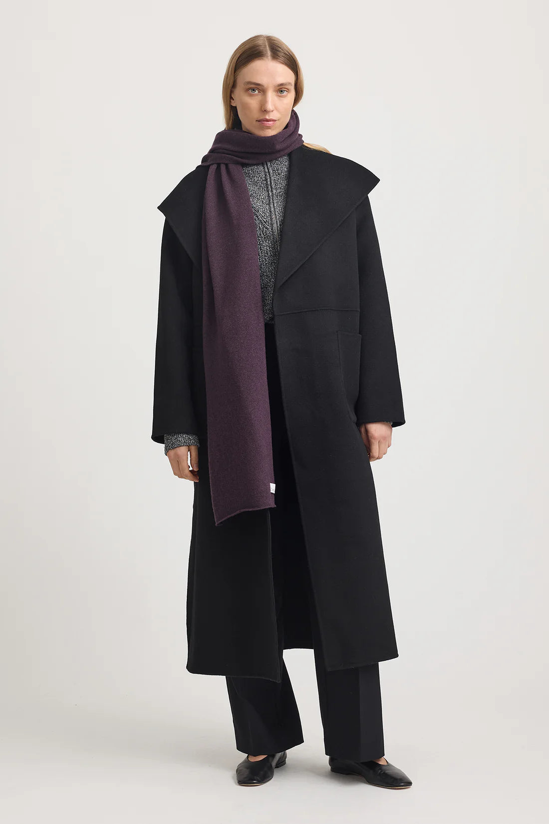Fine Wool Scarf - One Size