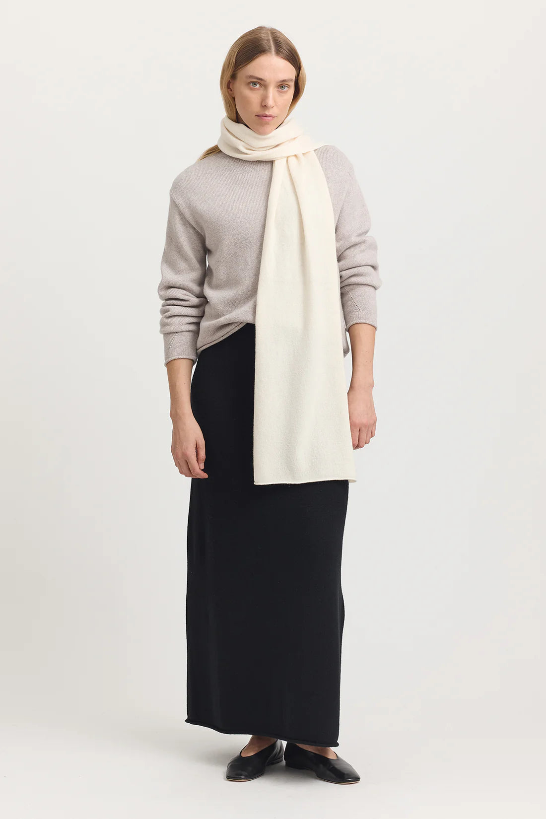 Fine Wool Scarf - One Size