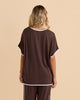 Betty Basic | Clara Tee | Chocolate