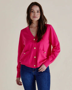 Betty Basic | Leon Knit Cardigan | Pink