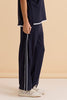 Betty Basic | Evelyn Wide Leg Jogger | Navy