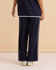 Betty Basic | Evelyn Wide Leg Jogger | Navy