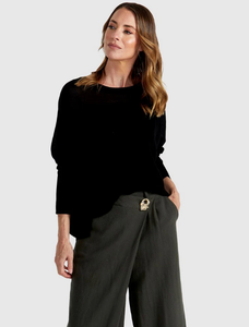 Clarity Knit Jumper Black