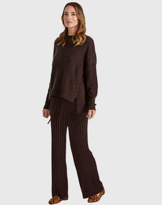 Catalina Knit Chocolate