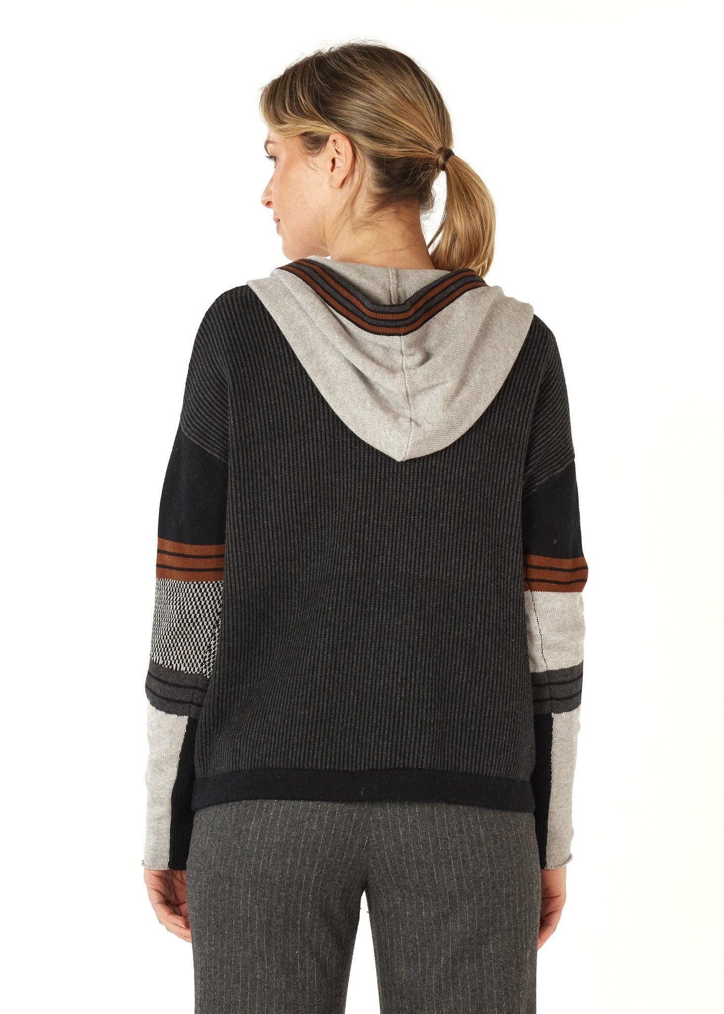 Multi Media Hoodie Black