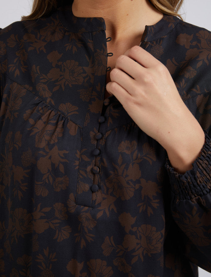 Foxwood Belladonna Floral Top