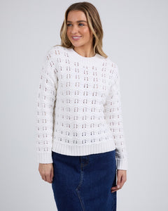Foxwood Carter Knit Vintage White