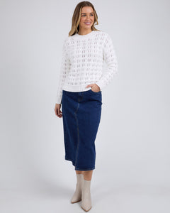 Foxwood Carter Knit Vintage White