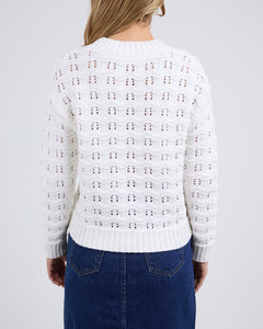 Foxwood Carter Knit Vintage White