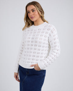Foxwood Carter Knit Vintage White