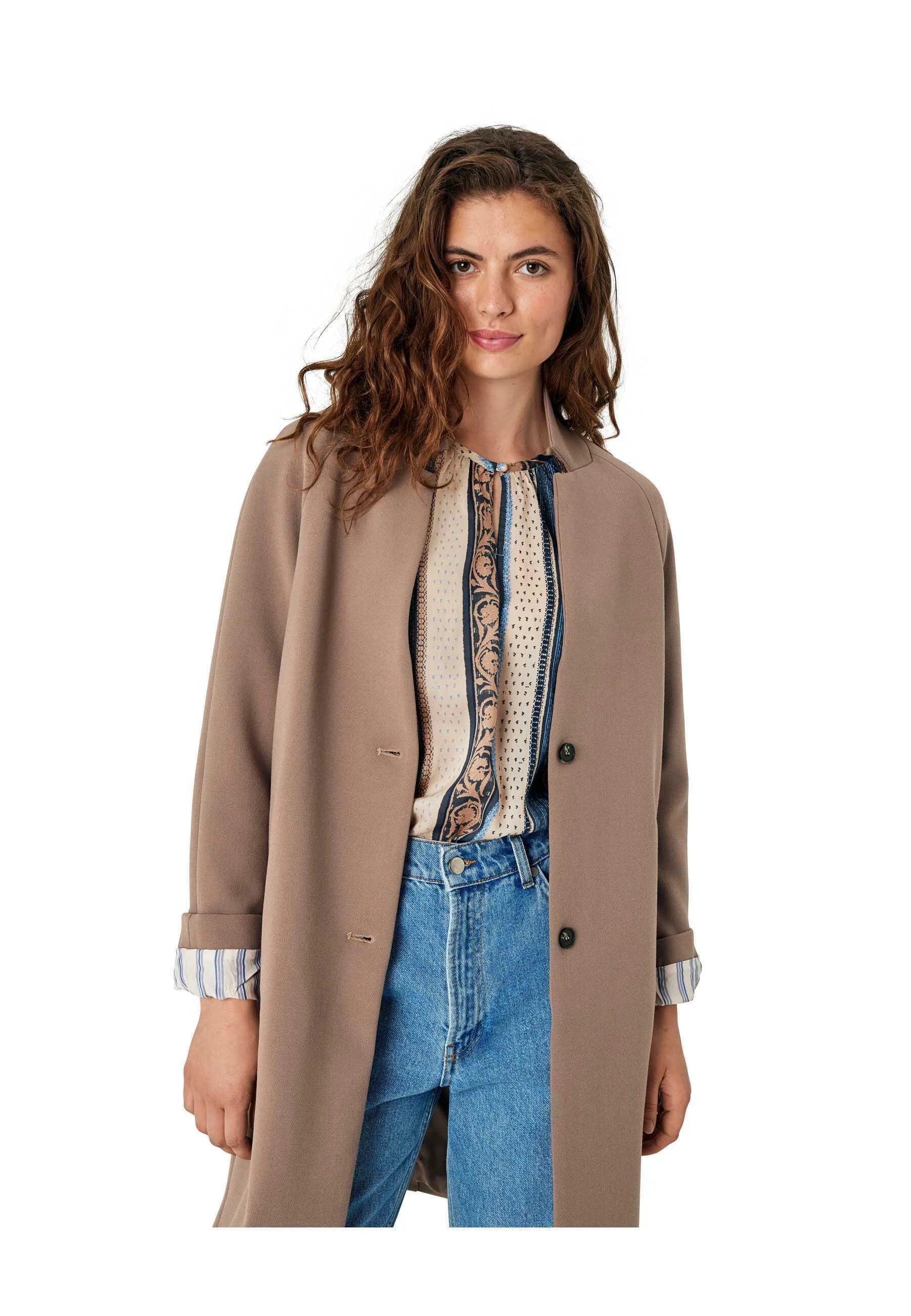 Emma Coat Deep Taupe