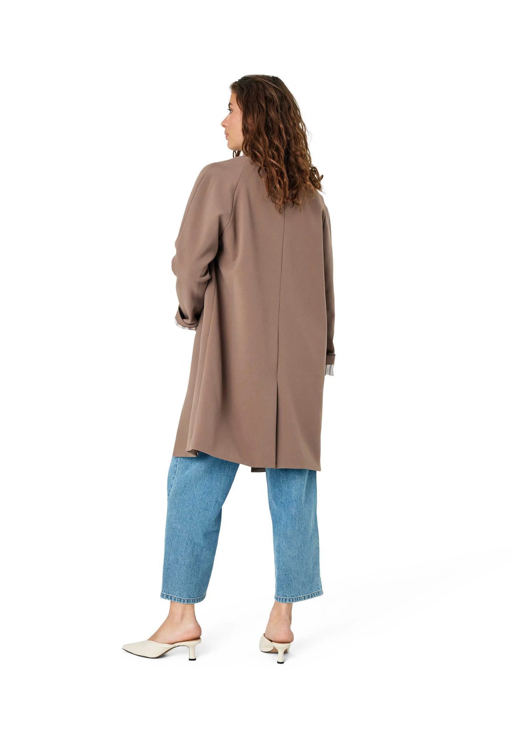 Emma Coat Deep Taupe