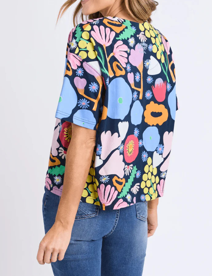 Elm | Flower Medley Tee | Multi Floral