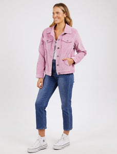 Fleur Cord Jacket Peony Pink