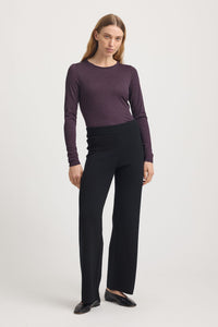 Merino Crew Neck Long Sleeve Tee  Sumak