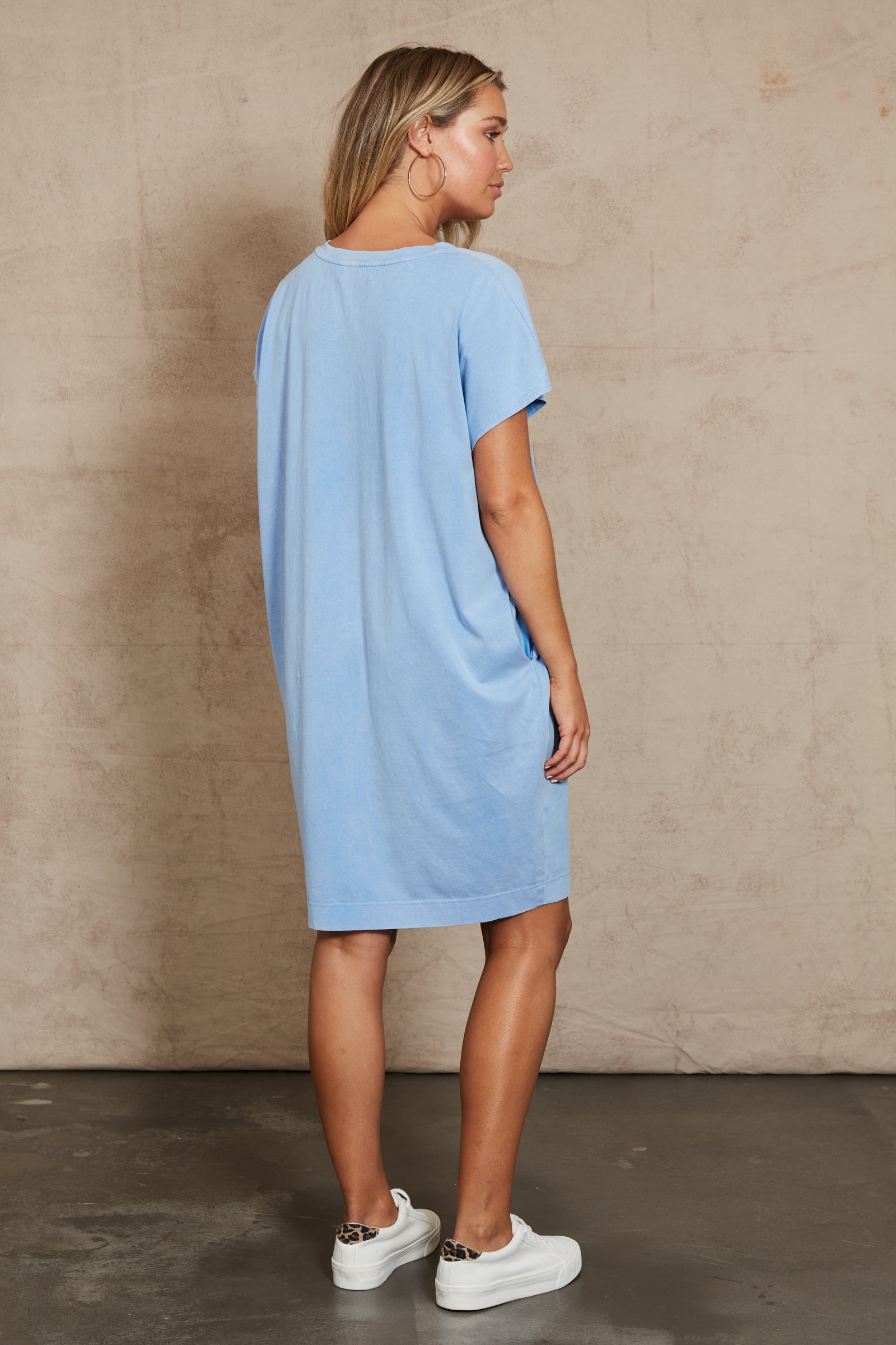 Eb & Ive Marra T Shirt Dress Bleu